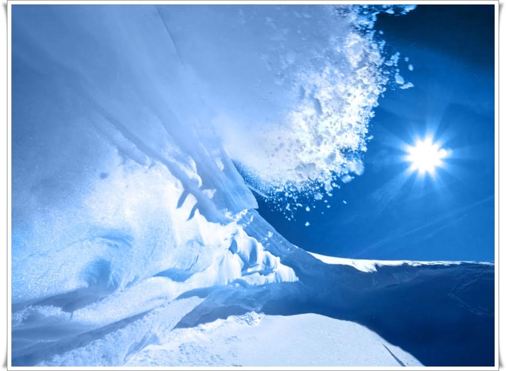 Snow Avalanche Animated Desktop Wallpaper
