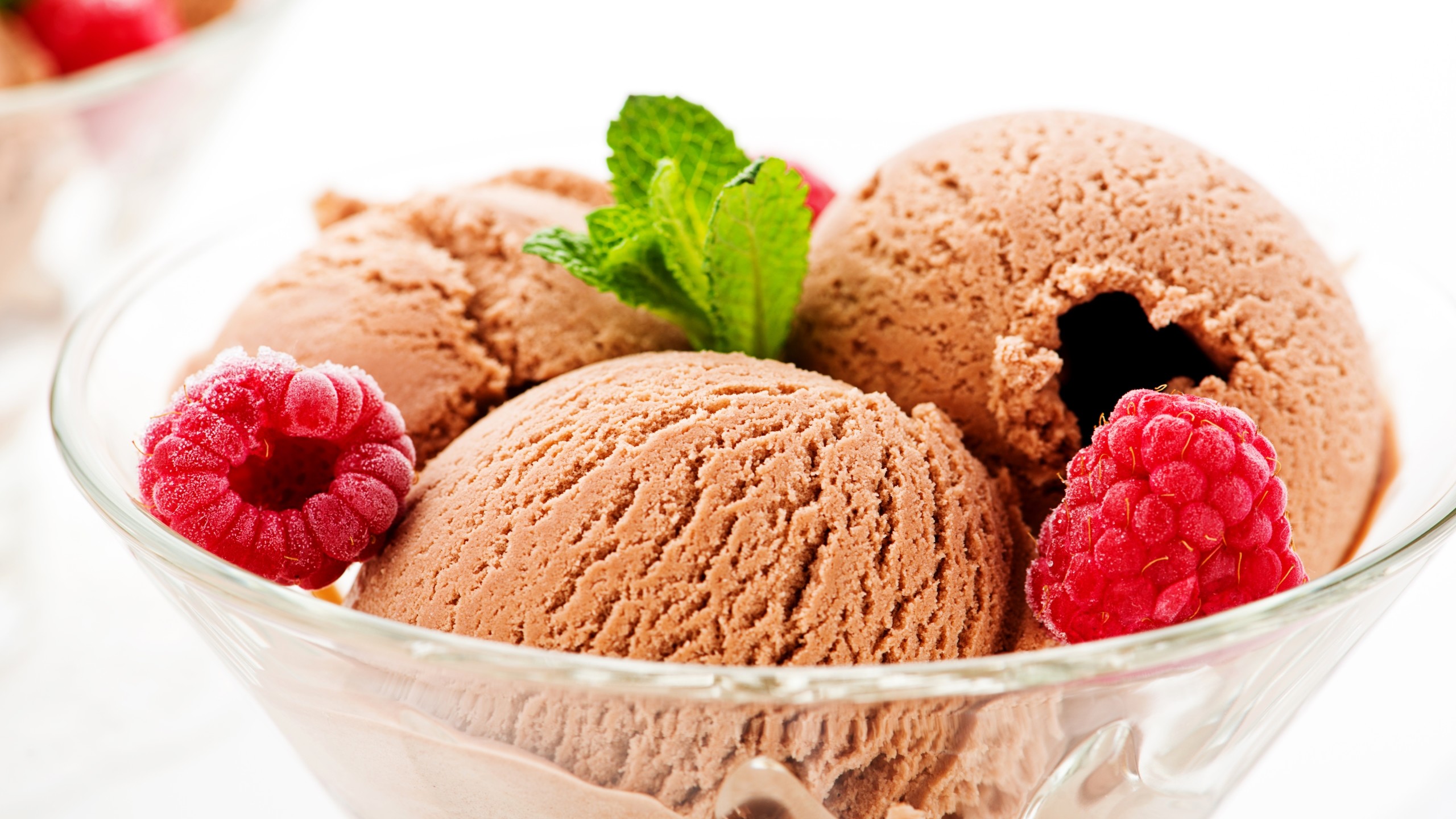 Sweets Ice Cream Raspberry Wallpaper HD