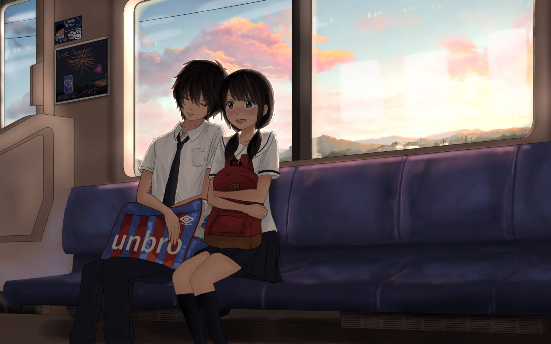 Cute Anime Couple Wallpaper