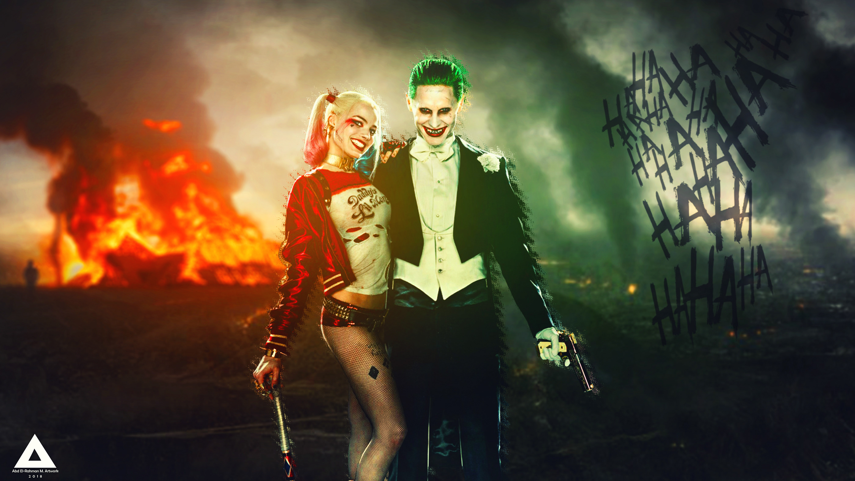 The Joker Harley Quinn Wallpaper