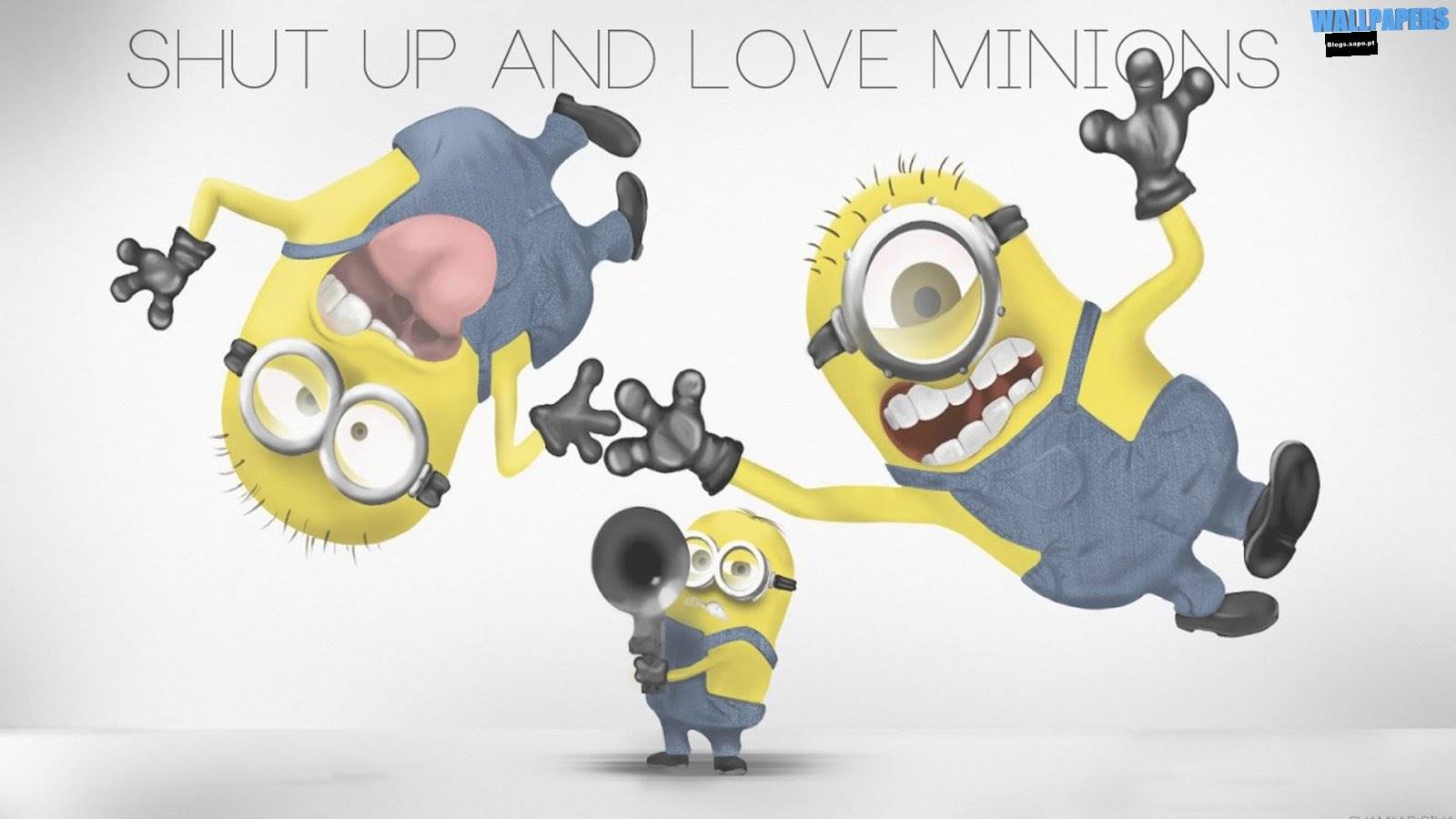 Shut Up And Love Minions Wallpaper HD