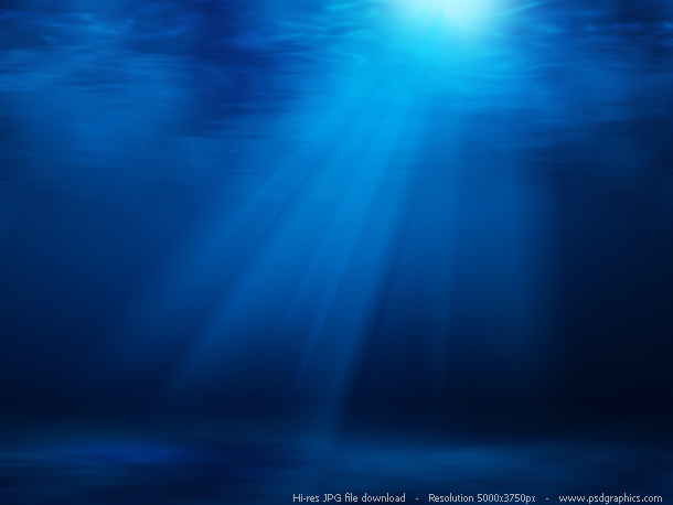 Beautiful Underwater With Sun Shining Through Waves Hi Res Background