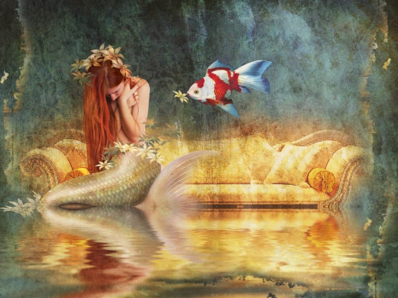Mermaid Puter Wallpaper Desktop Background