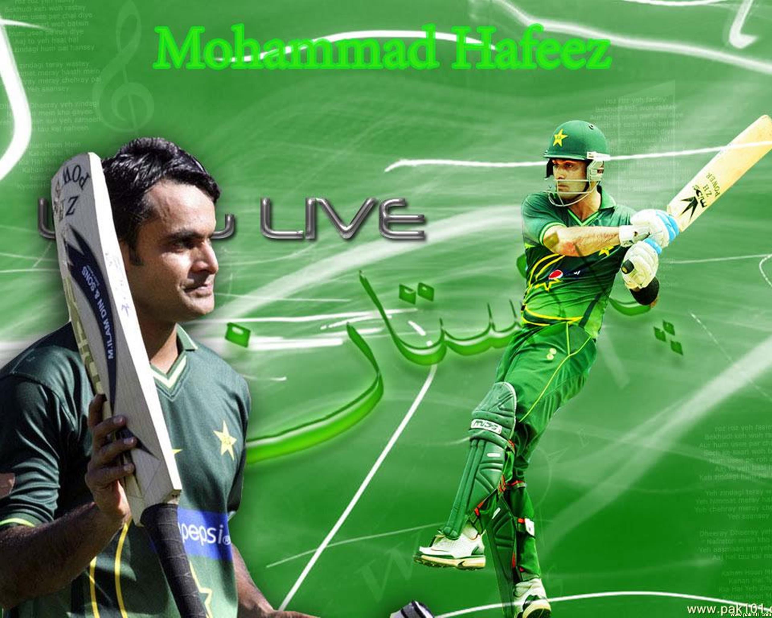 Wallpapers Cricketers Mohammad Hafeez Mohammad Hafeez high 2560x2048