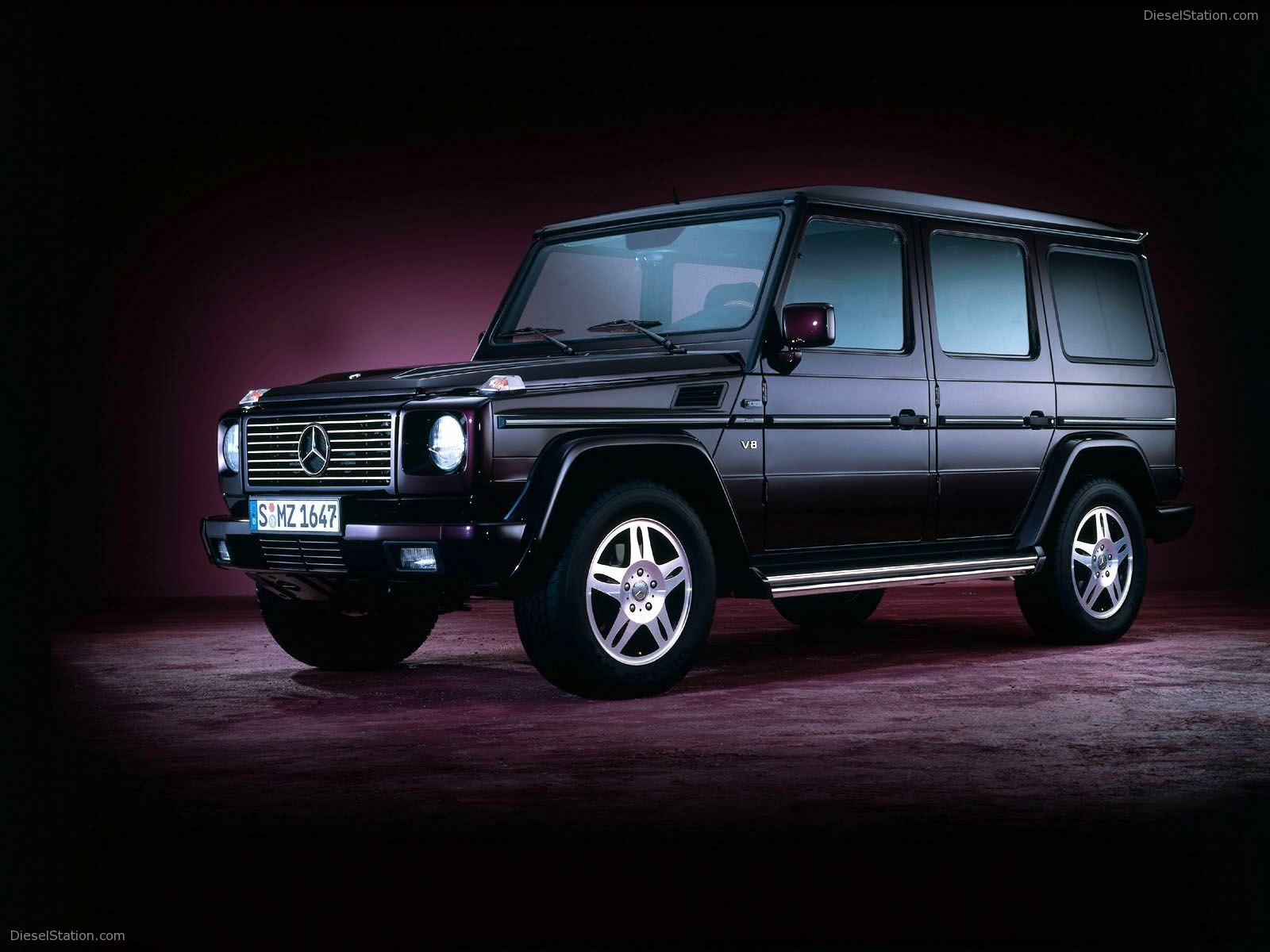 Mercedes G Class Exotic Car Image of Diesel Station