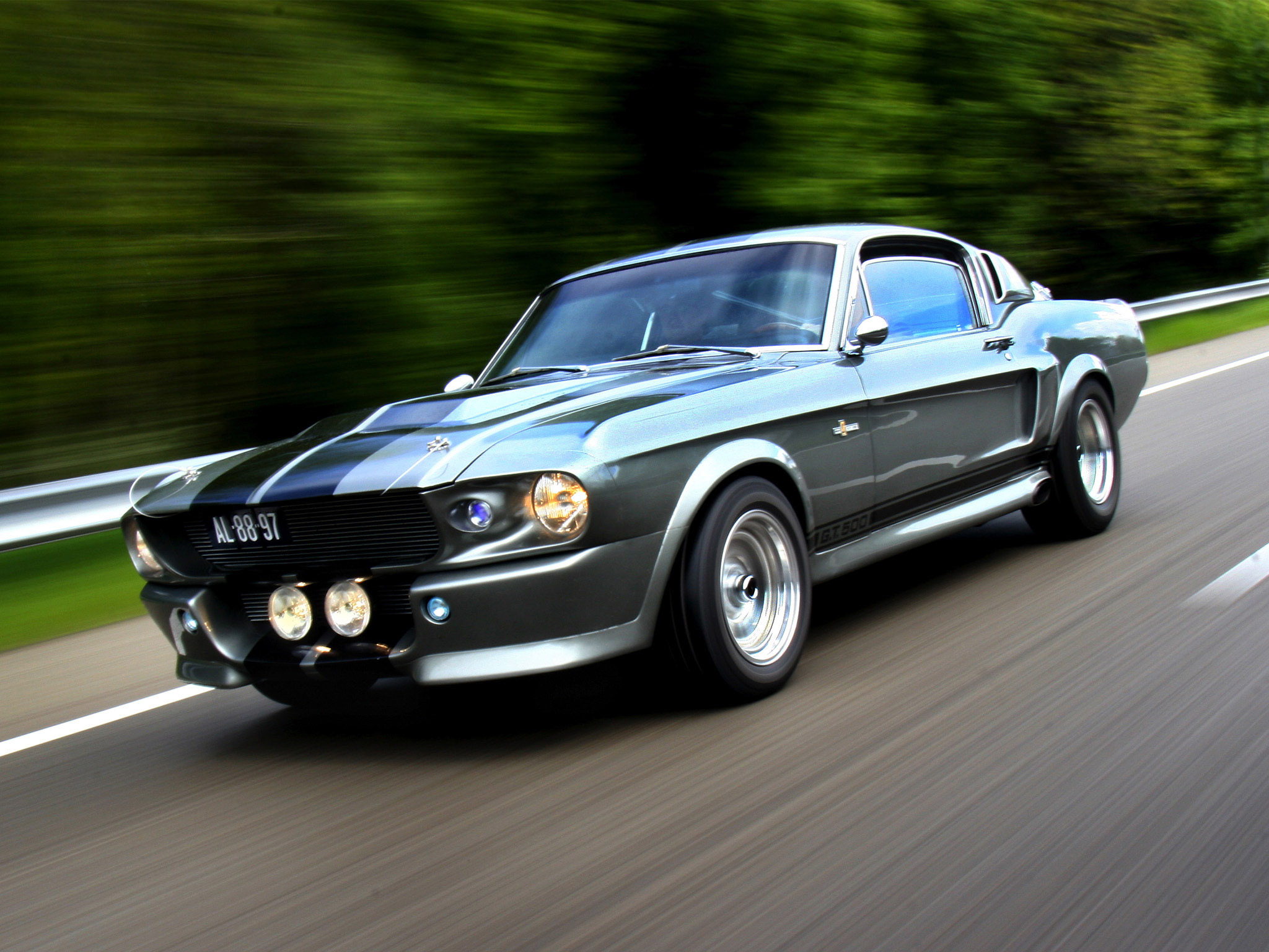Ford Mustang Shelby Gt500 Classic Wallpap Wallpaper
