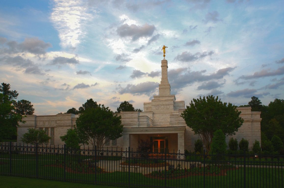 To Enlarge This Image Of The Raleigh North Carolina Mormon Temple