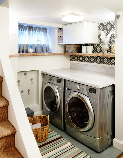 Contemporary Laundry Room Design By Toronto Interior Designer Sealy