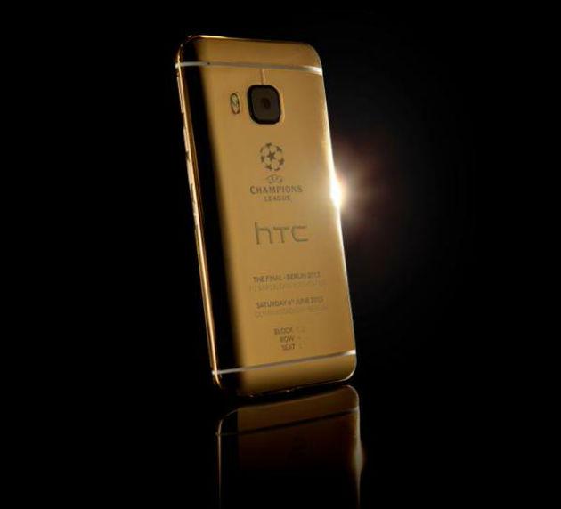 Gold Htc One M9 Black Background Android And Me