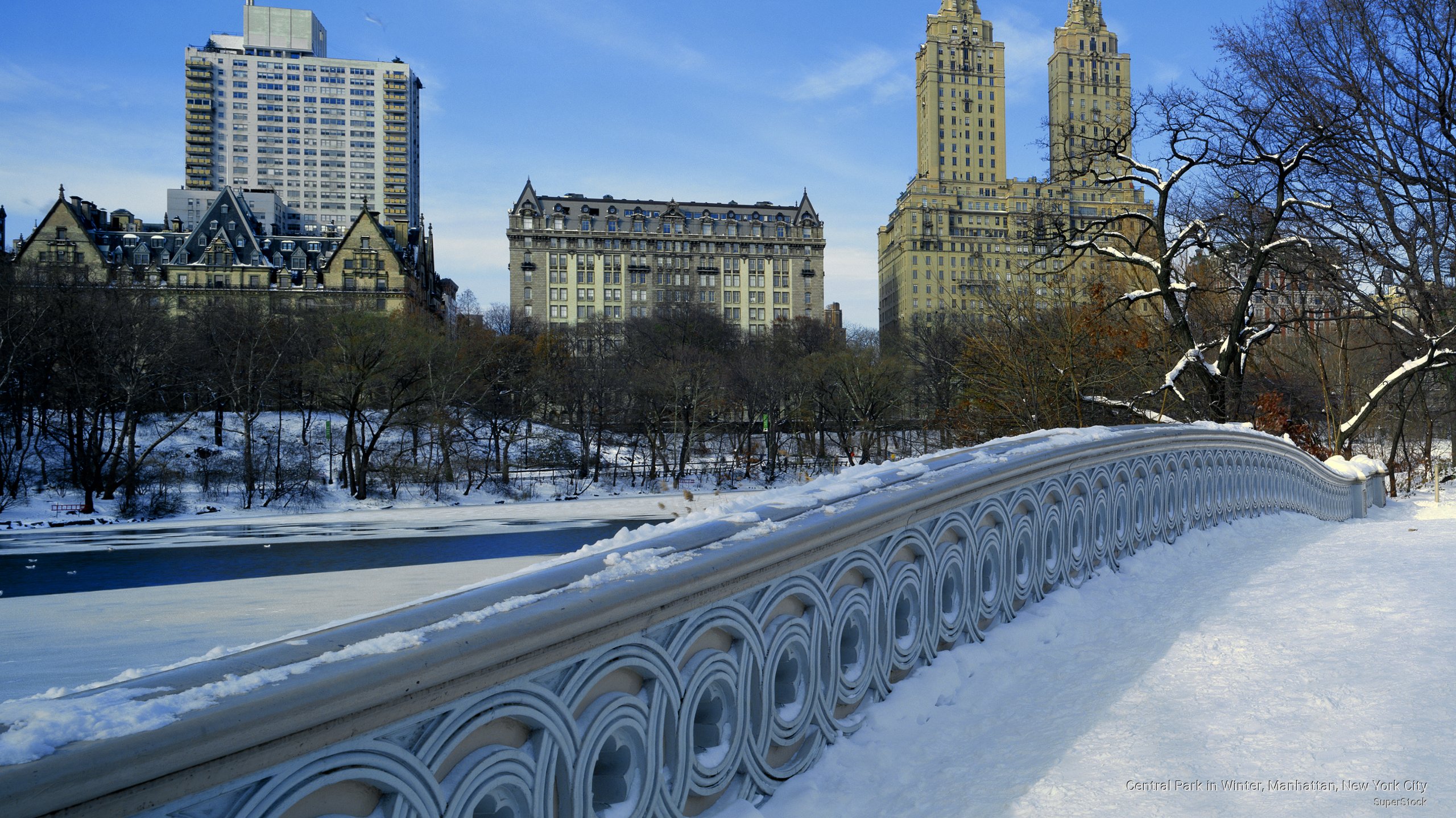 Webshots Central Park In Winter Manhattan New York City