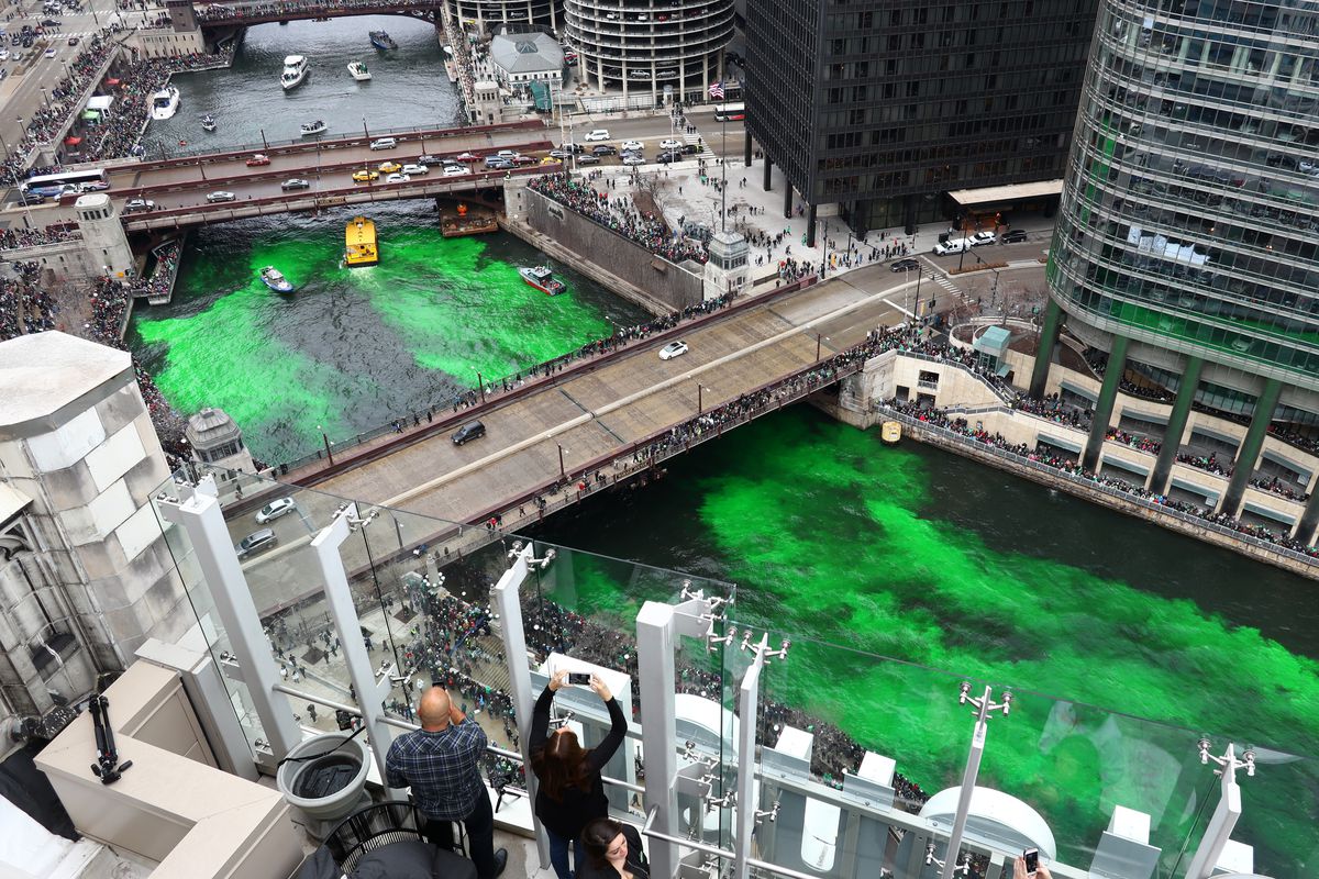 Chicago St Patrick S Day Parades River Dyeing Getting