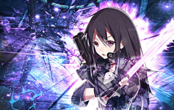 Anime Kirito Wallpaper Art Gun Gale Online Sword