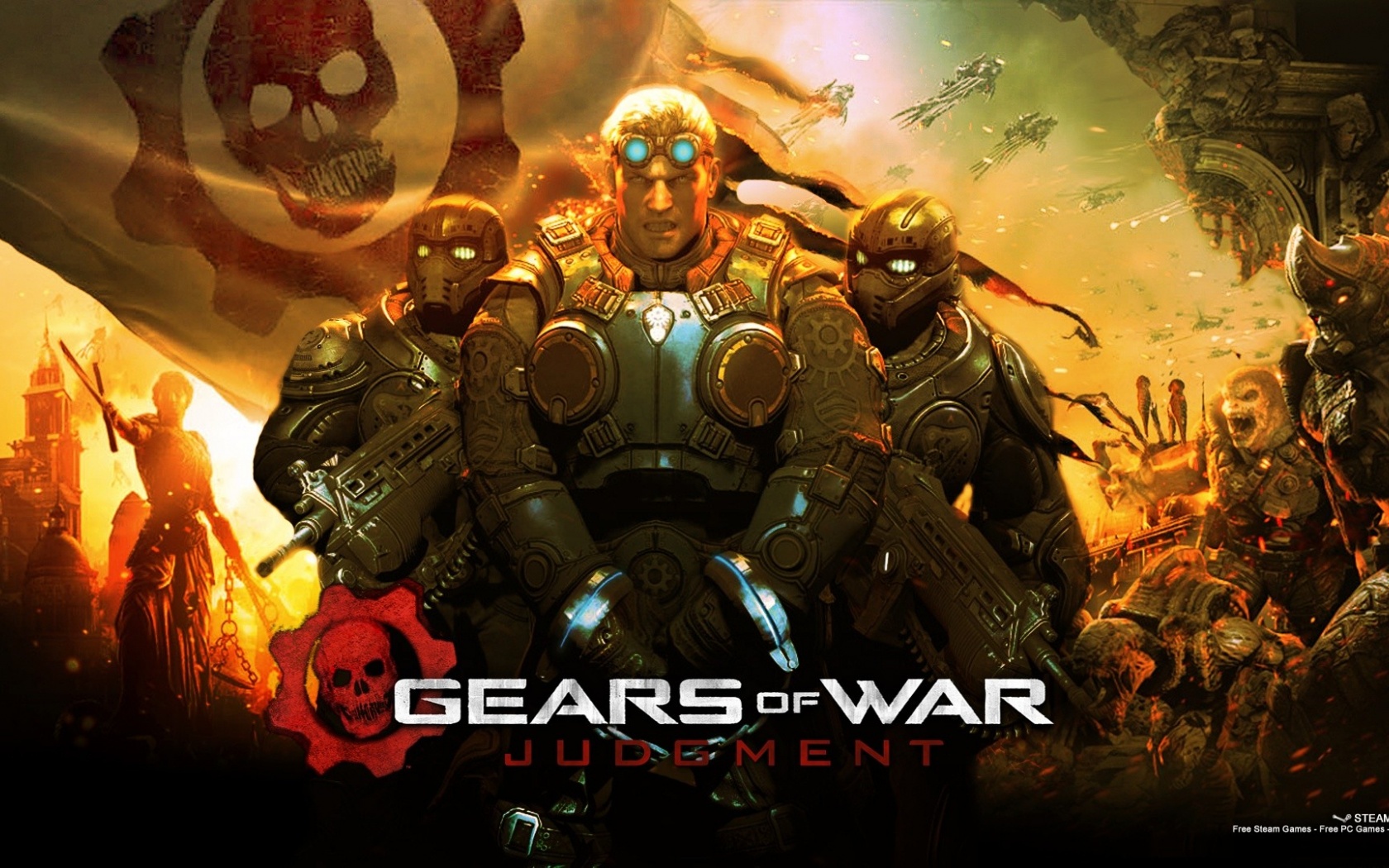 1680x1050 2013 Gears of War Judgment Gam desktop PC and Mac wallpaper