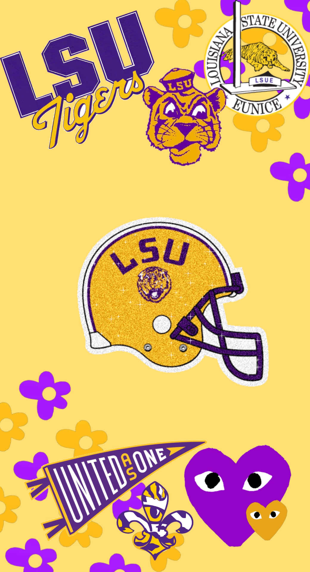 En Sie Kostenlose Lsu iPhone Wallpaper