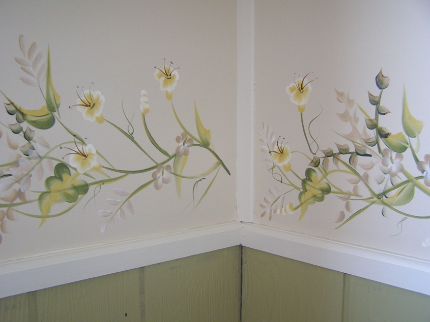 Free Hand Painted Wall Borders For Your Home Or Office Free Hand Painted Wall Borders