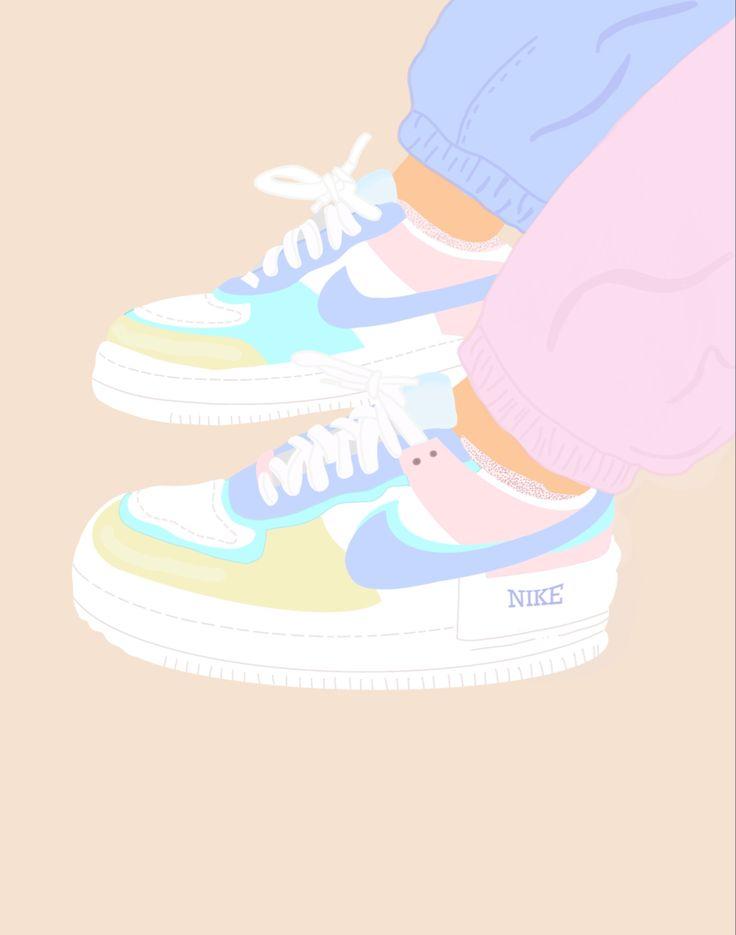 Nike Shoes Illustration Inspired By In Sneakers