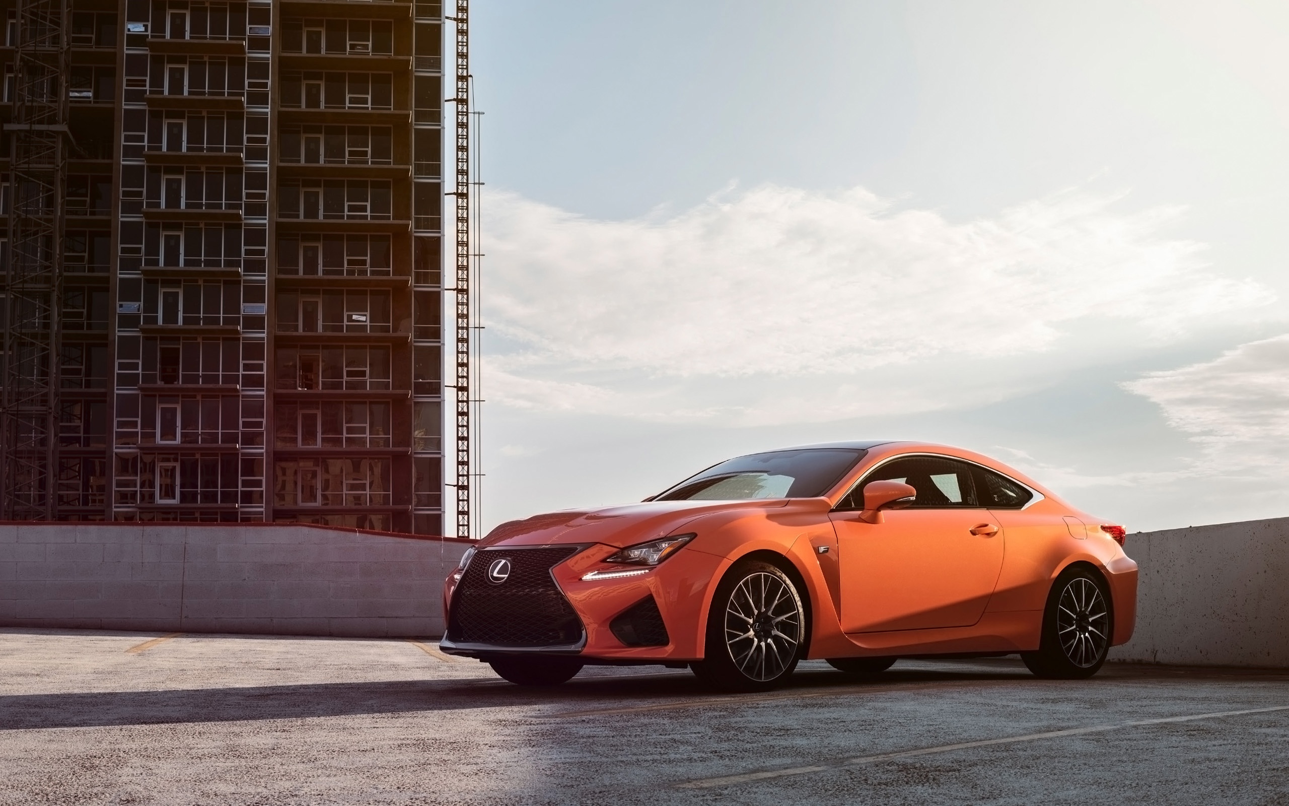 Lexus Rc F Orange Wallpaper Hd Car