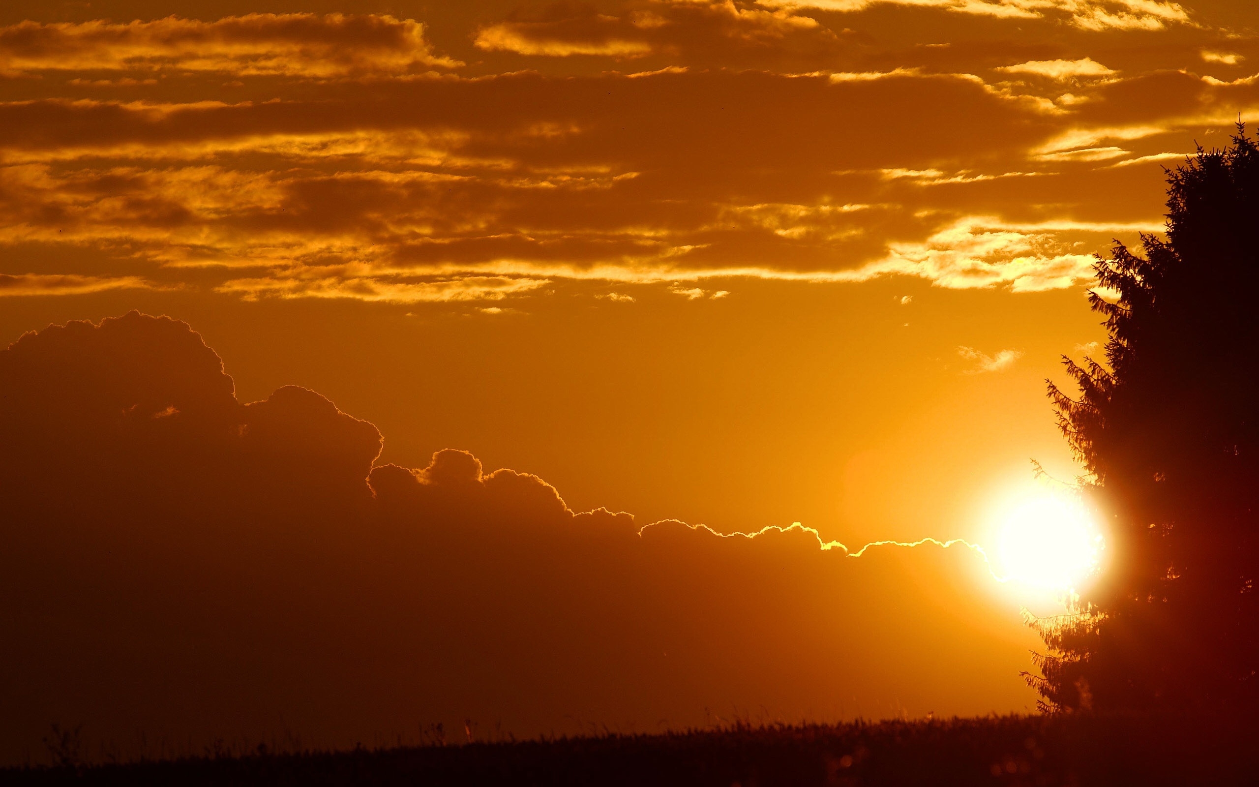 Big sun 2560 x 1600 Sunriseandsunset Photography MIRIADNACOM