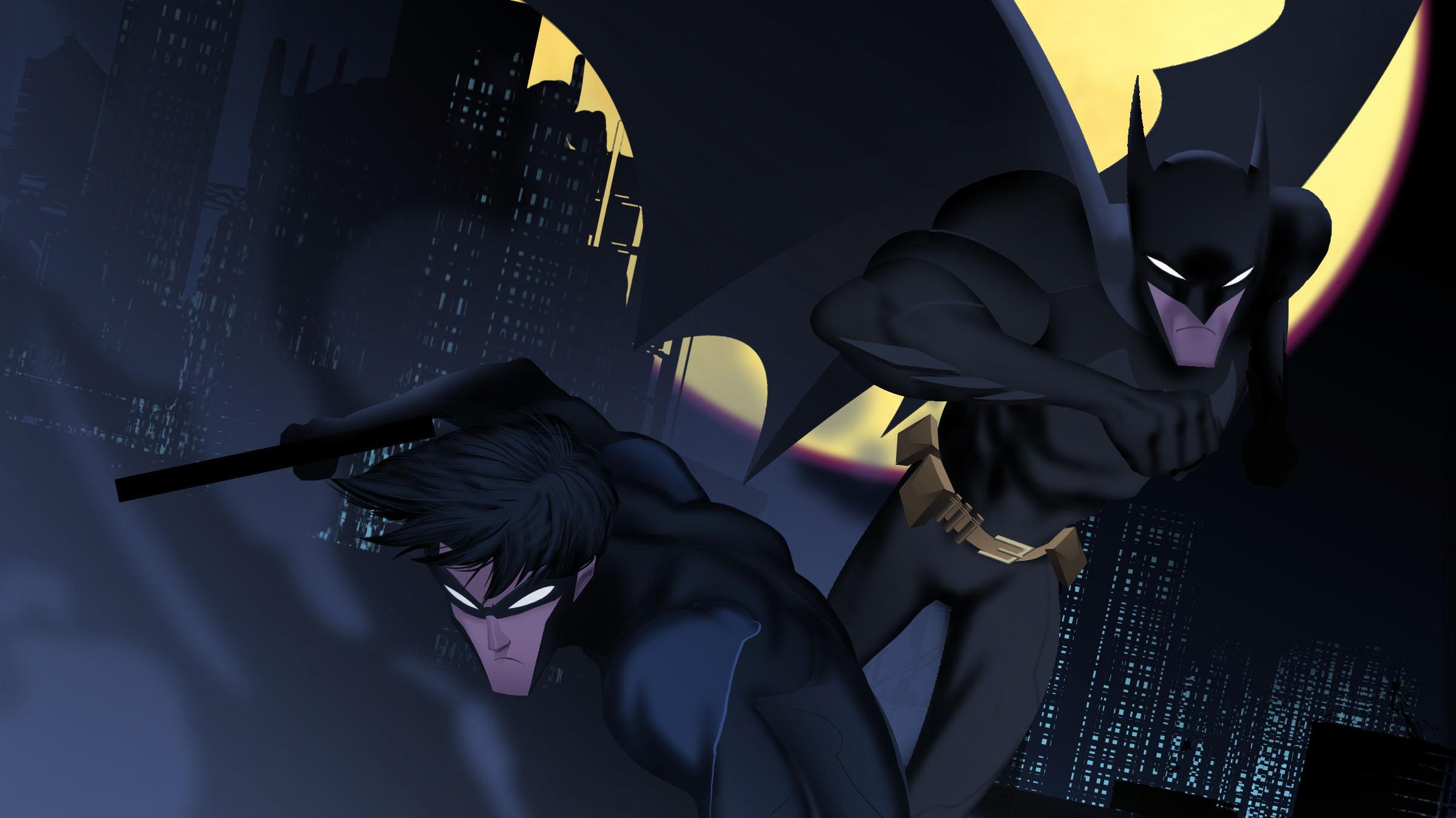 Batman And Nightwing Wallpaper HD Superheroes 4k
