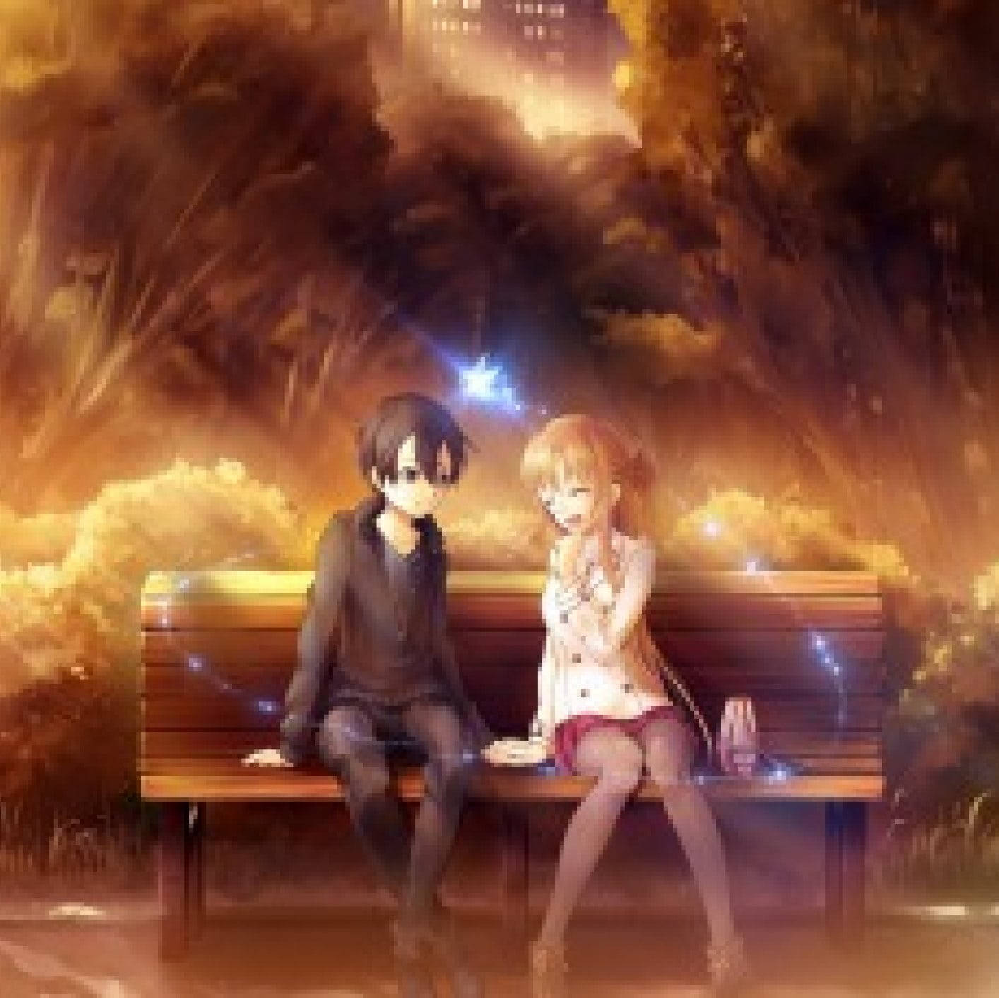 Romantic Anime Couples Wallpaper