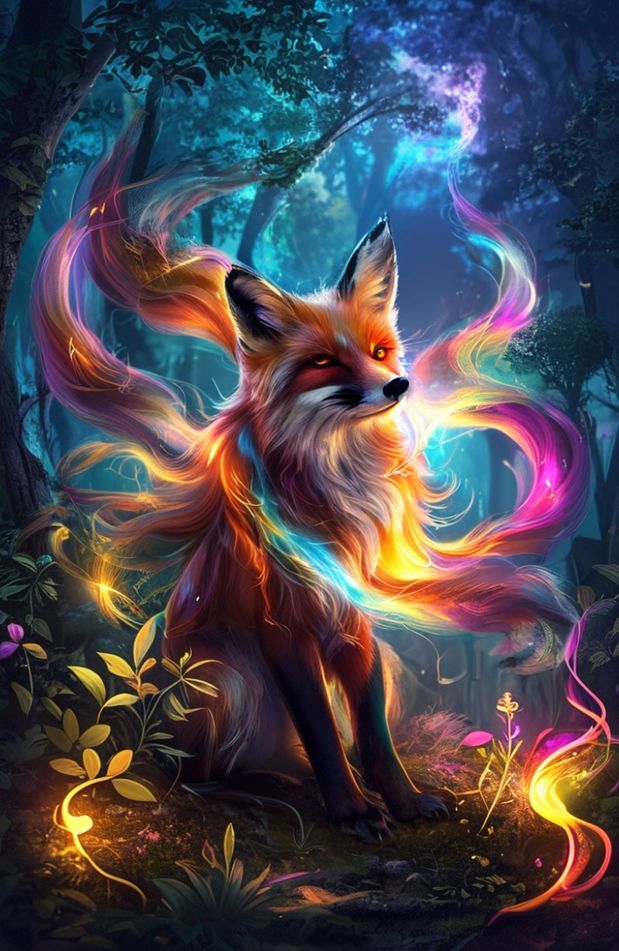 Nine Tails HD Wallpaper