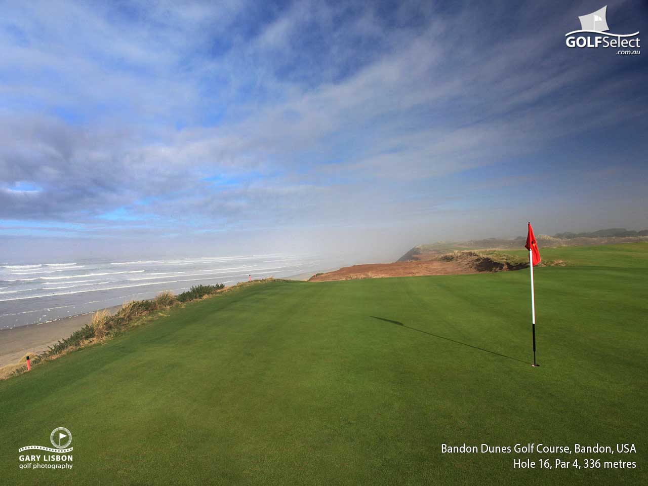 Bandon Dunes Hole Par Metres For