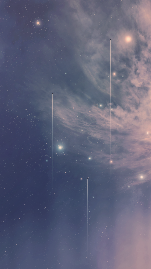Moon And Stars iPhone Wallpaper