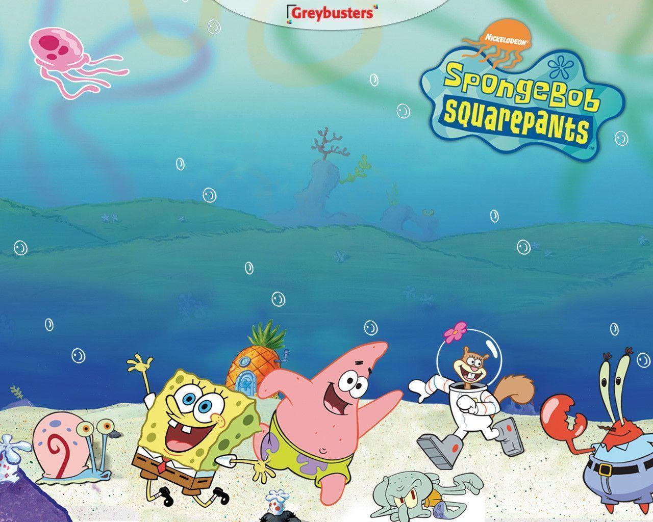 Spongebob Squarepants Characters Wallpaper