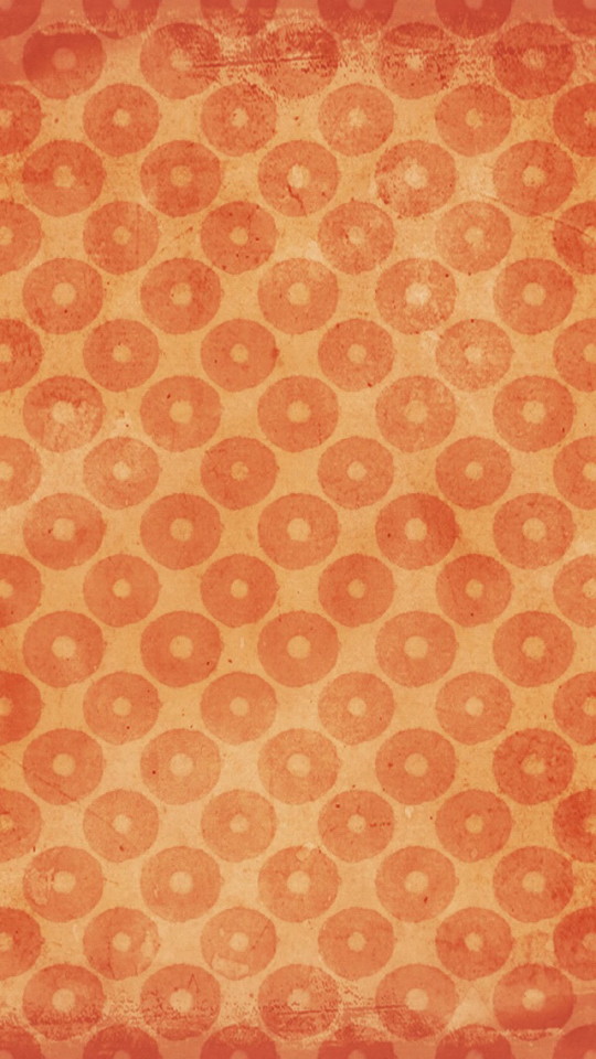 Vintage Orange Pattern Wallpaper iPhone