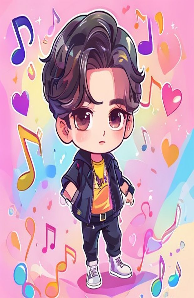 Jungkook Chibi Wallpaper