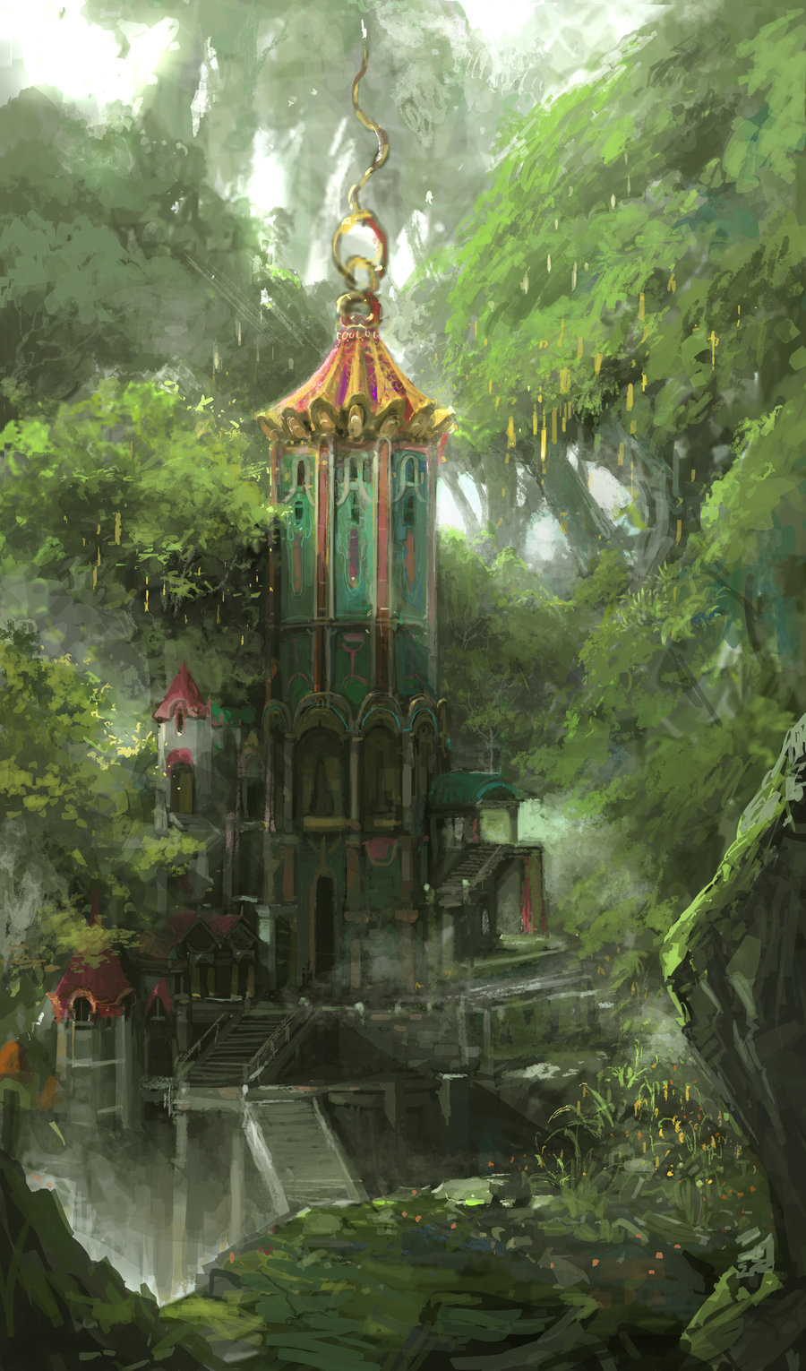Elven Forest 2 by ~ThePhoenixDark on deviantART  Fantasy forest, Forest  fairy, Fantasy landscape