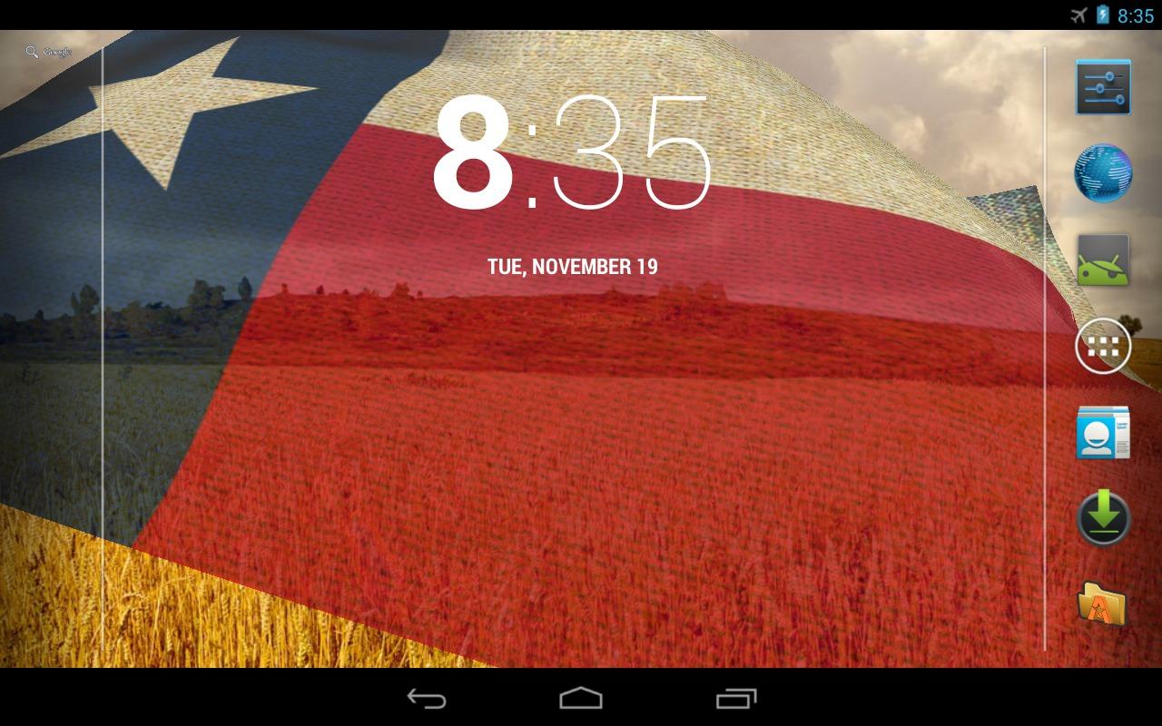 Texas Flag Live Wallpaper   screenshot