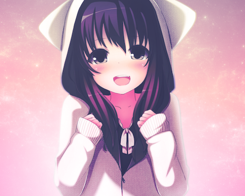 Super Cute Anime Girls HD Wallpaper
