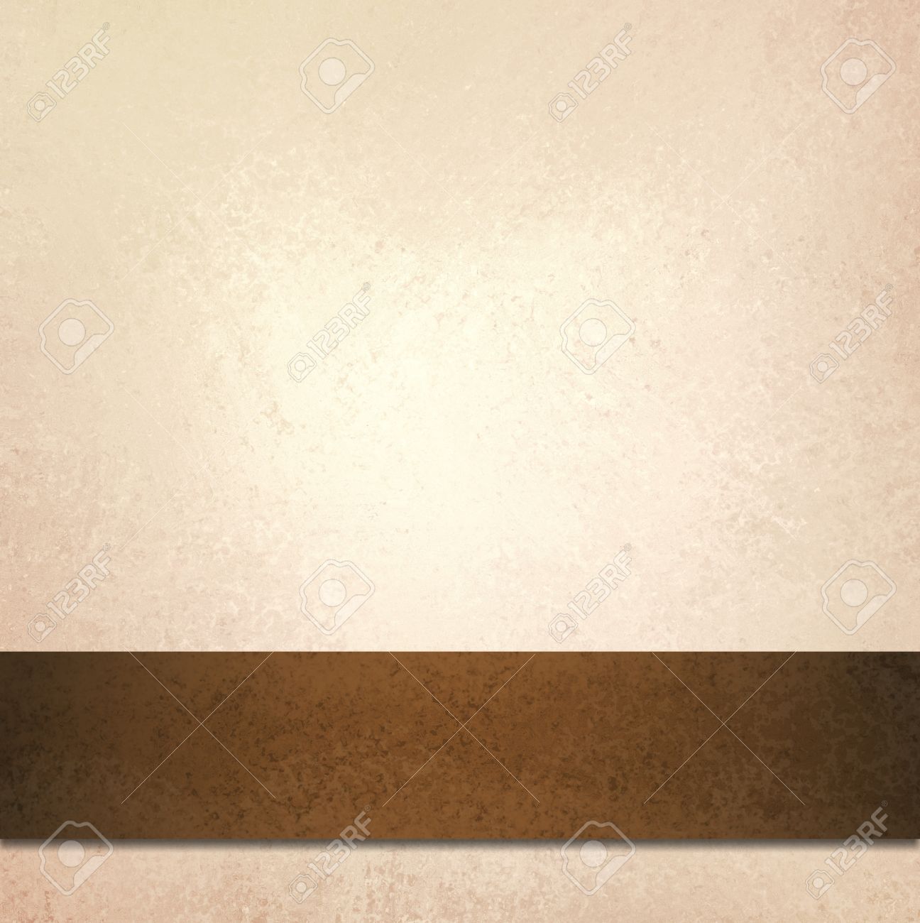 Abstract Off White Background And Brown Ribbon Stripe Beautiful