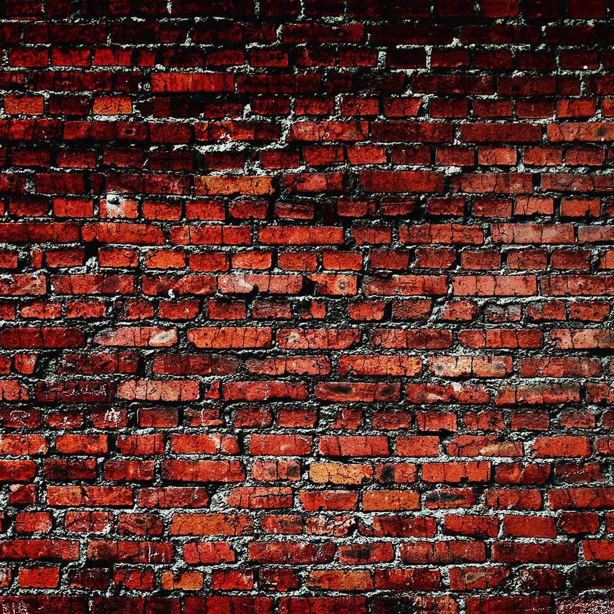 Old Red Brick Wall For iPad