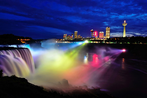 Niagara Falls At Night 01
