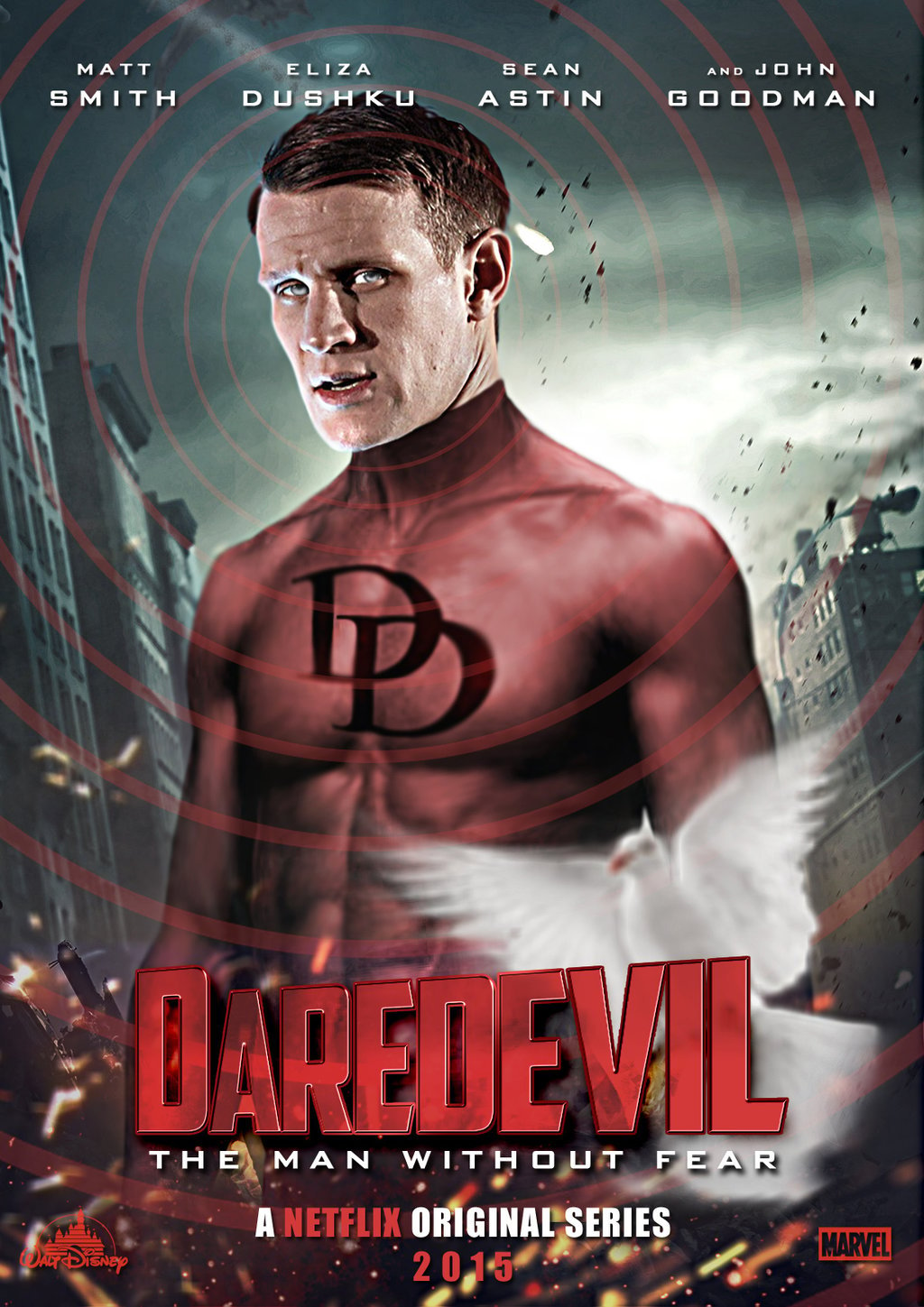 Daredevil Netflix Poster by MrPacinoHead on