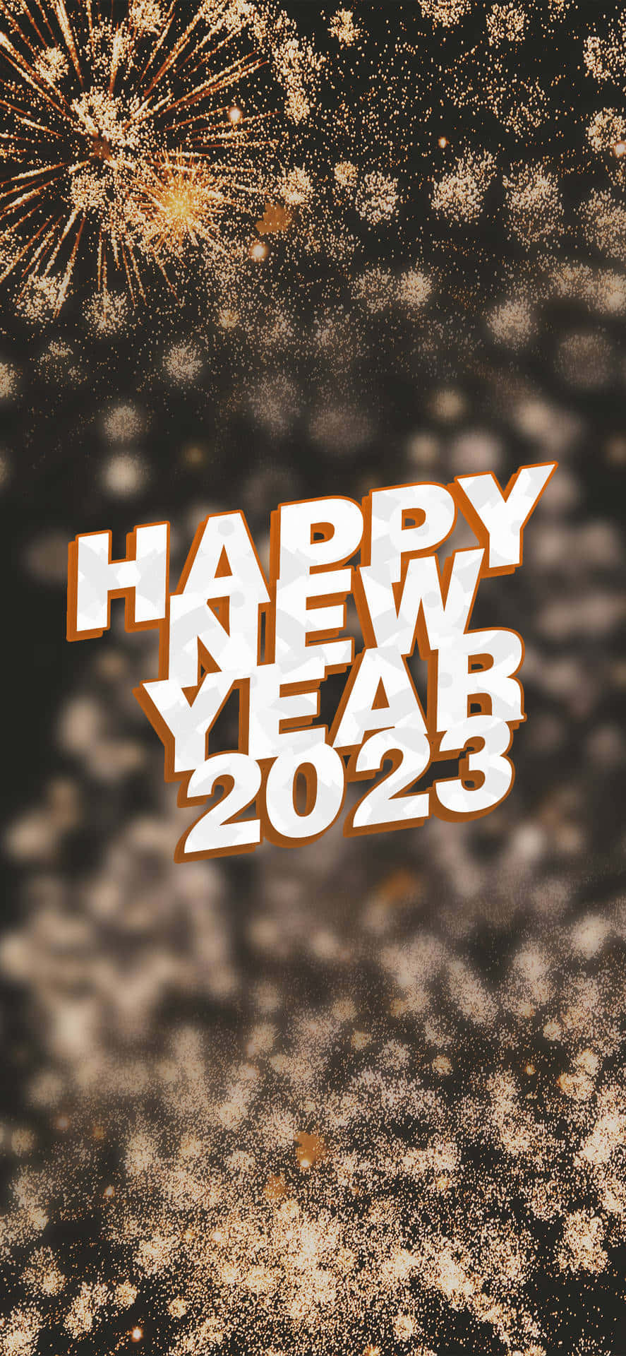 Happy New Year Phone Wallpaper