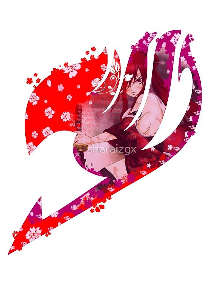 Fairy Tail Logo Erza Scarlet By Background
