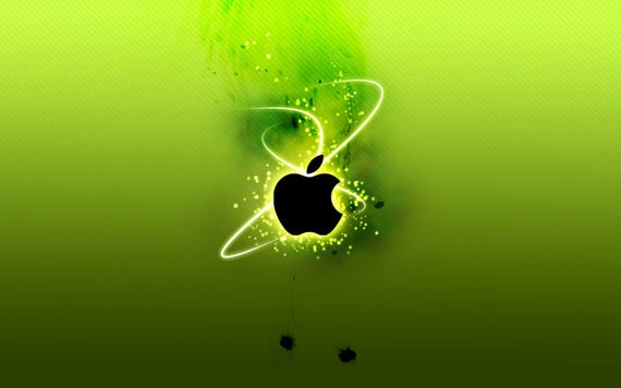 HD apple logo green wallpapers | Peakpx