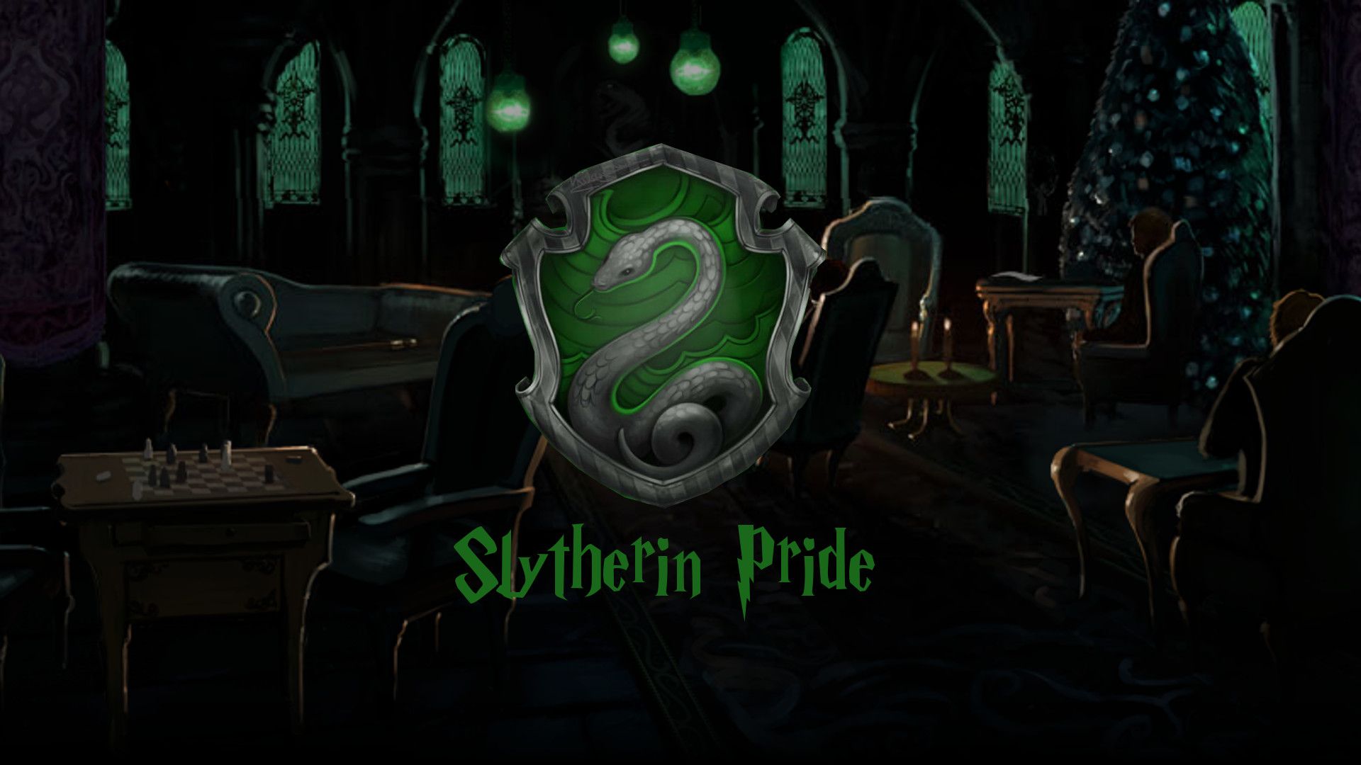 Slytherin House Wallpaper On
