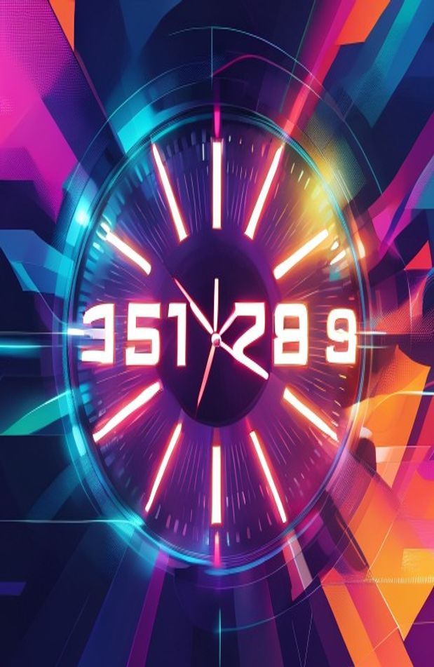 Digital Clock Wallpaper