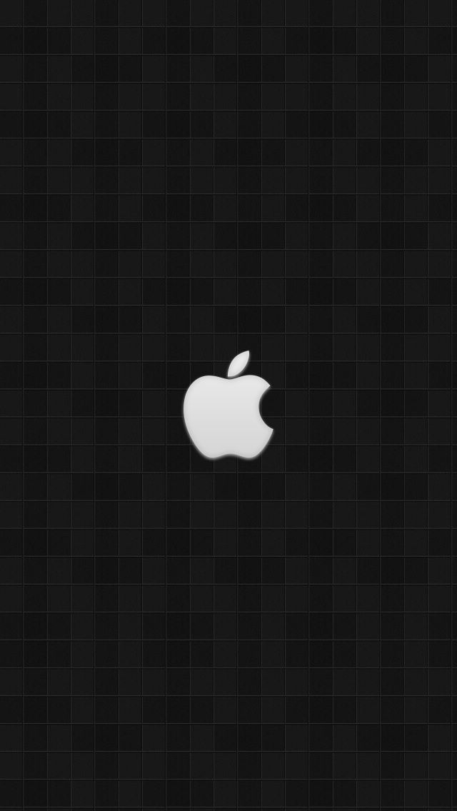 Apple Logo With Black Background Wallpaper Tite In
