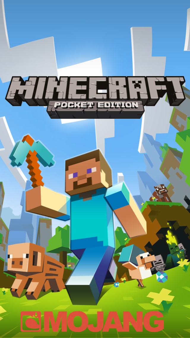 Minecraft Pocket Edition iPhone Wallpaper
