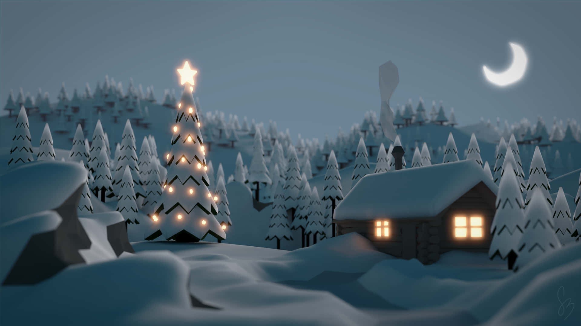Simple Winter Wallpaper