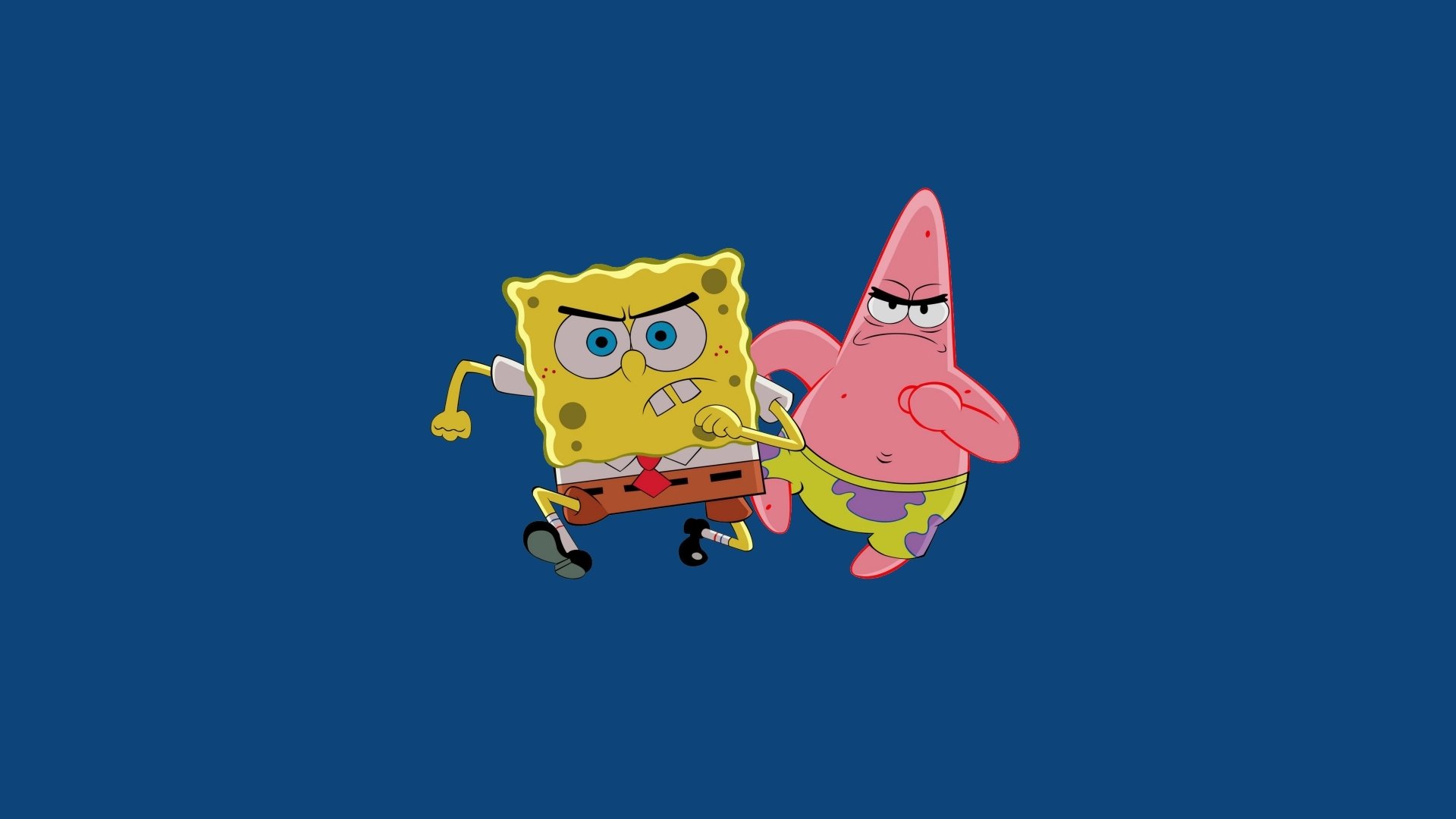 SpongeBob and Patrick simple wallpaper   HD wallpaper
