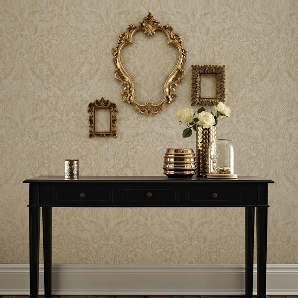 🔥 Free download Burlesque Cream Gold Wallpaper by Graham and Brown