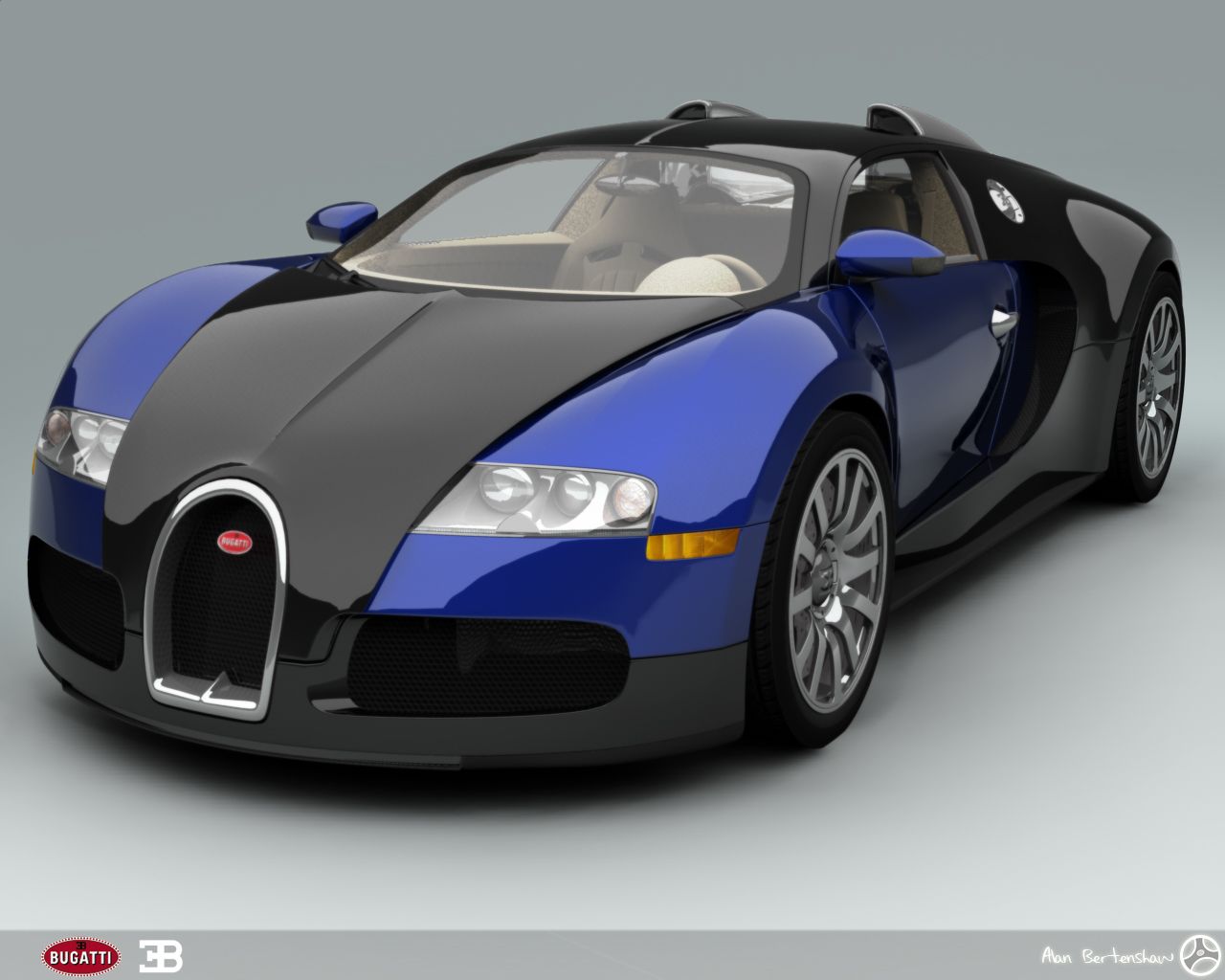 Bugatti Veyron Red Pink And Black Silver