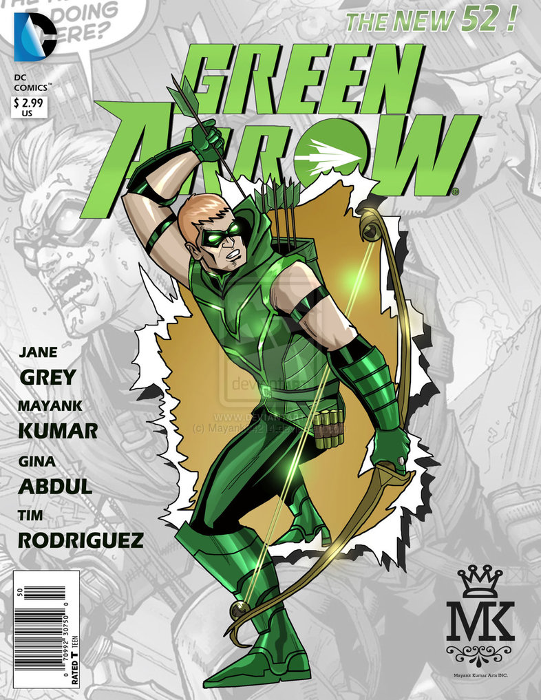 Green Arrow New Cover Unofficial By Mayank94214
