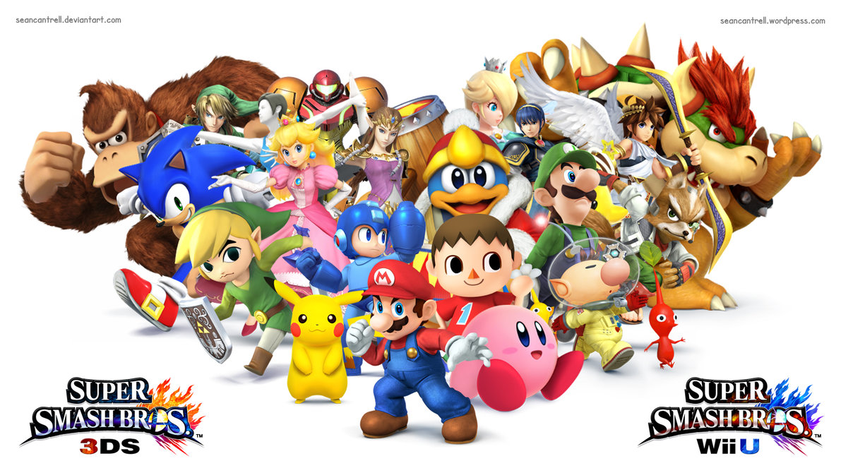 Super Smash Bros Wii U Wallpaper For 3ds